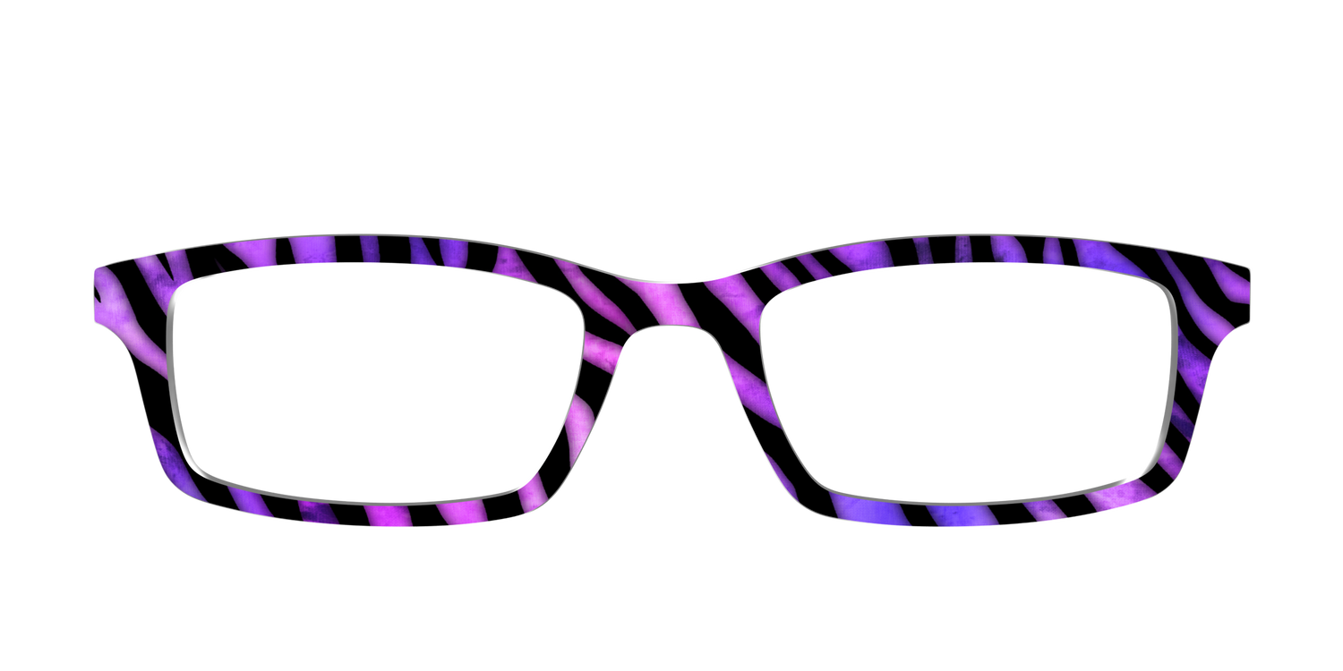The Rockin' Tiger Stripes - Front Top Image - Pair Eyewear