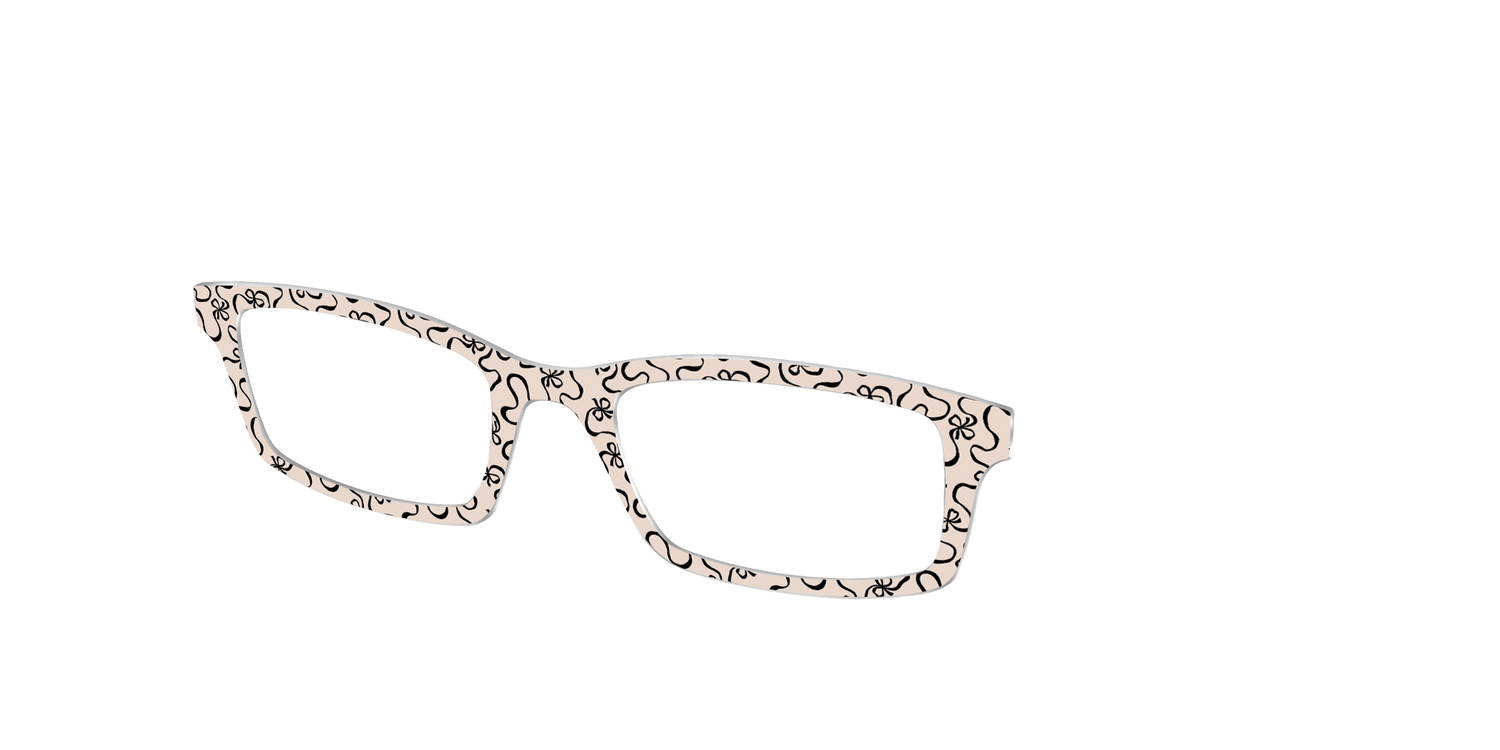 The Romantic Ribbons - Angle Top Image - Pair Eyewear