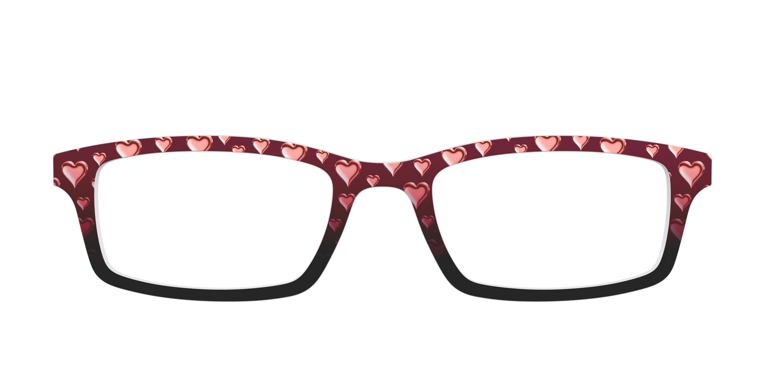 The Rose Gold Chrome Hearts - Front Top Image - Pair Eyewear