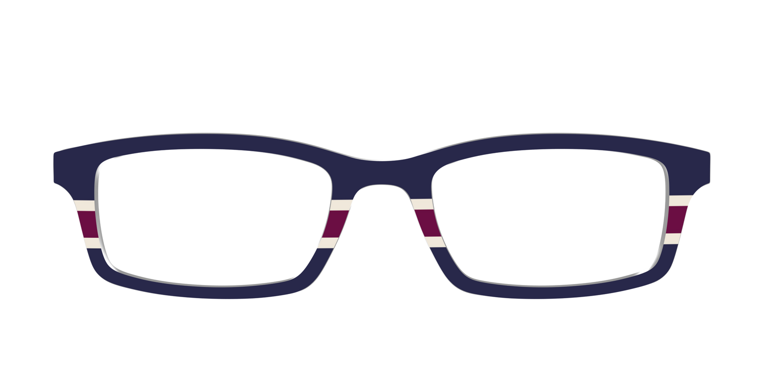 The Rugby Stripes - Front Top Image - Pair Eyewear