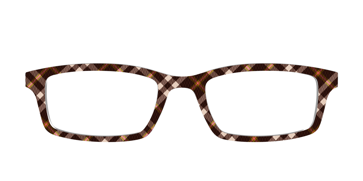 The Rustic Plaid - Front Top Image - Pair Eyewear