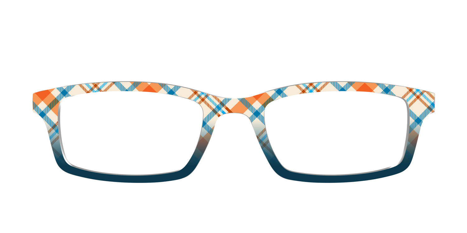The Sailing Plaid - Front Top Image - Pair Eyewear