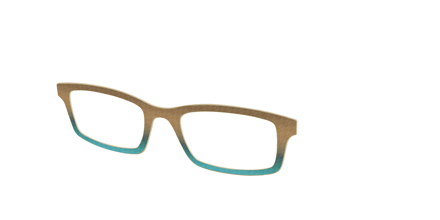 The Sand to Sea Gradient Check - Angle Top Image - Pair Eyewear