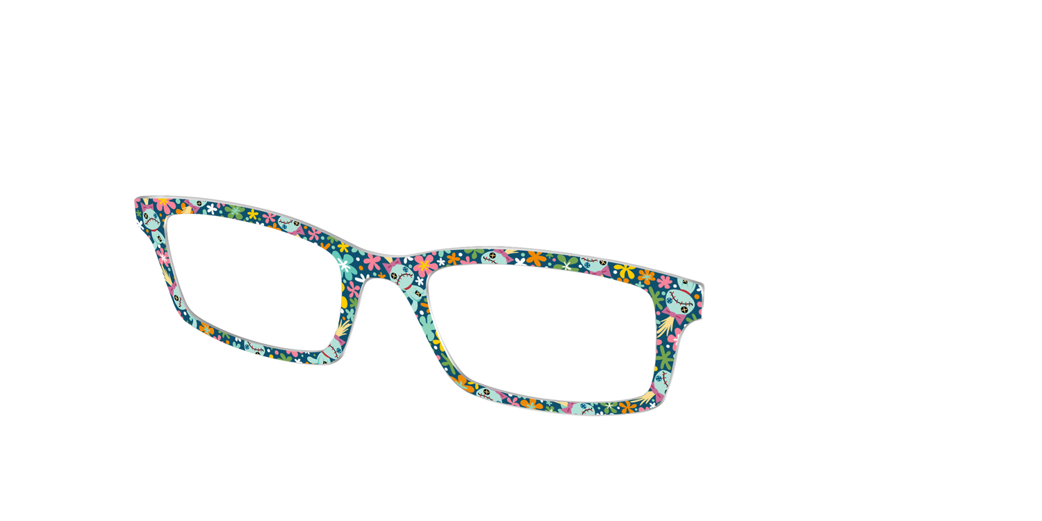 Scrump's Sew Sweet Floral - Angle Top Image - Pair Eyewear