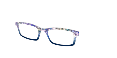 The Snowfall Stained Glass - Angle Top Thumbnail - Pair Eyewear