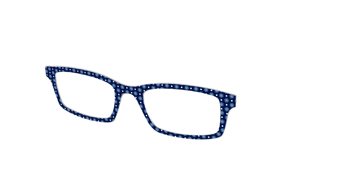 The Snowflake Polka Dot - Angle Top Image - Pair Eyewear