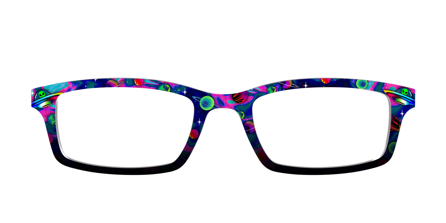 The Space Invasion Marble - Front Top Image - Pair Eyewear