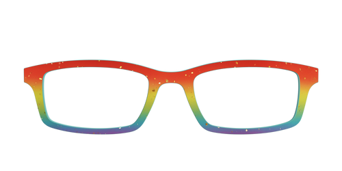 The Spectrum Gradient with Gold Flakes - Pair Eyewear