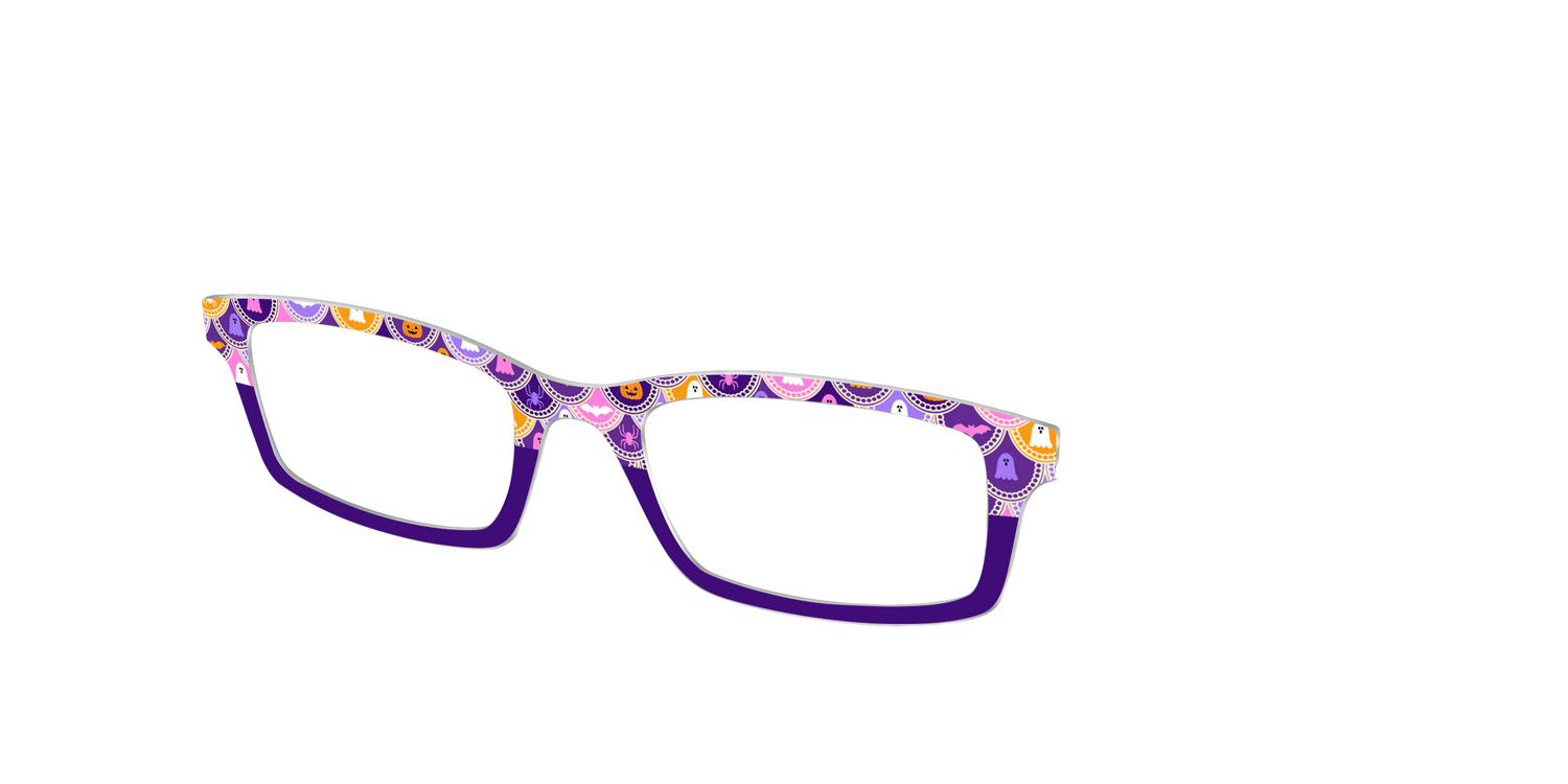 The Spooky Scallop Split - Angle Top Image - Pair Eyewear