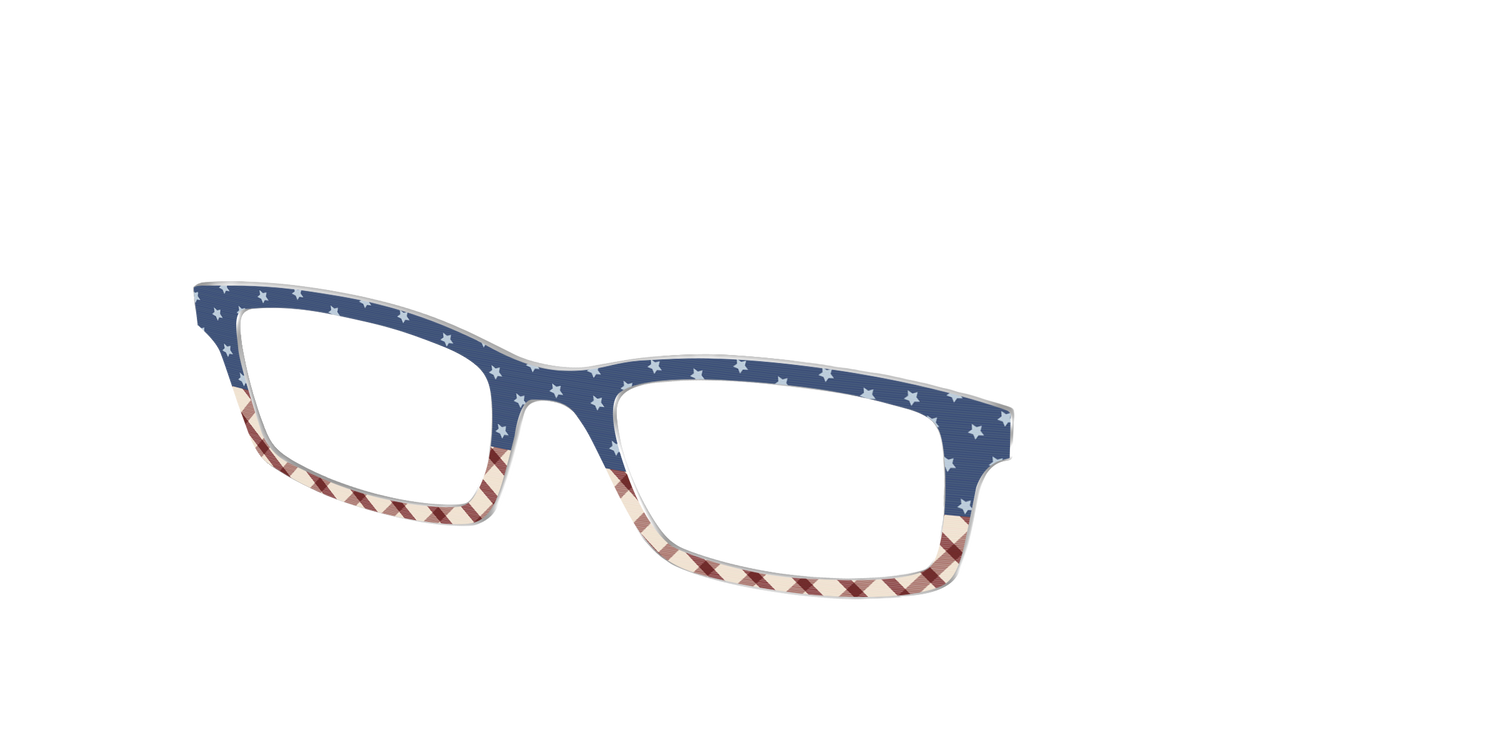 The Starry Gingham Split - Angle Top Image - Pair Eyewear