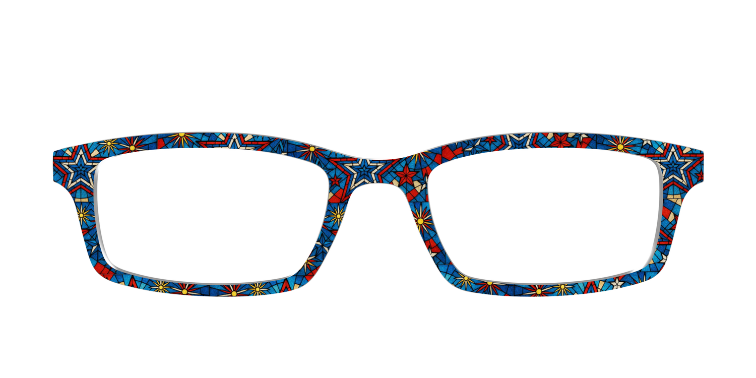 The Star-Spangled Stained Glass - Front Top Image - Pair Eyewear