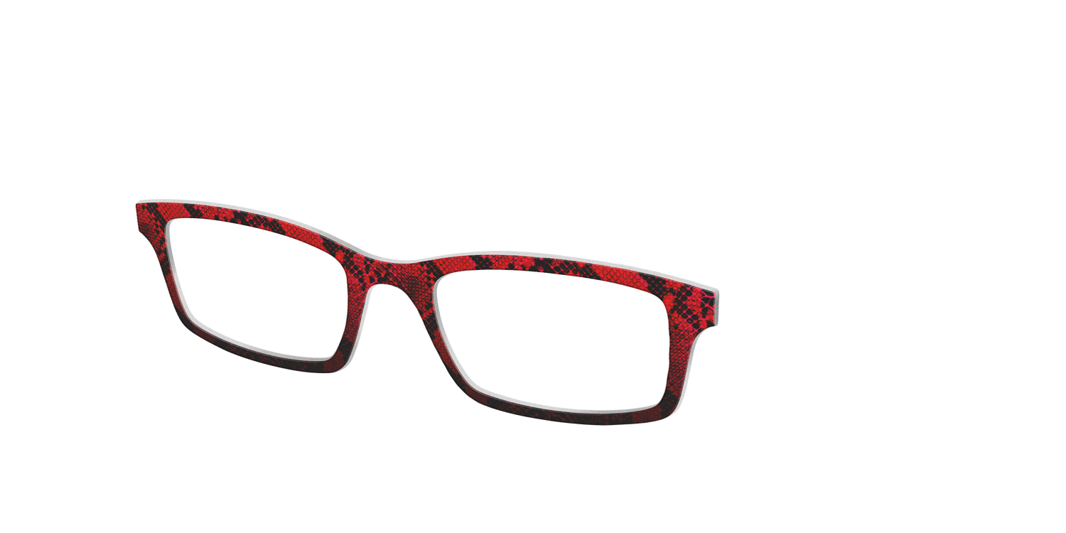 The Statement Snakeskin - Angle Top Image - Pair Eyewear