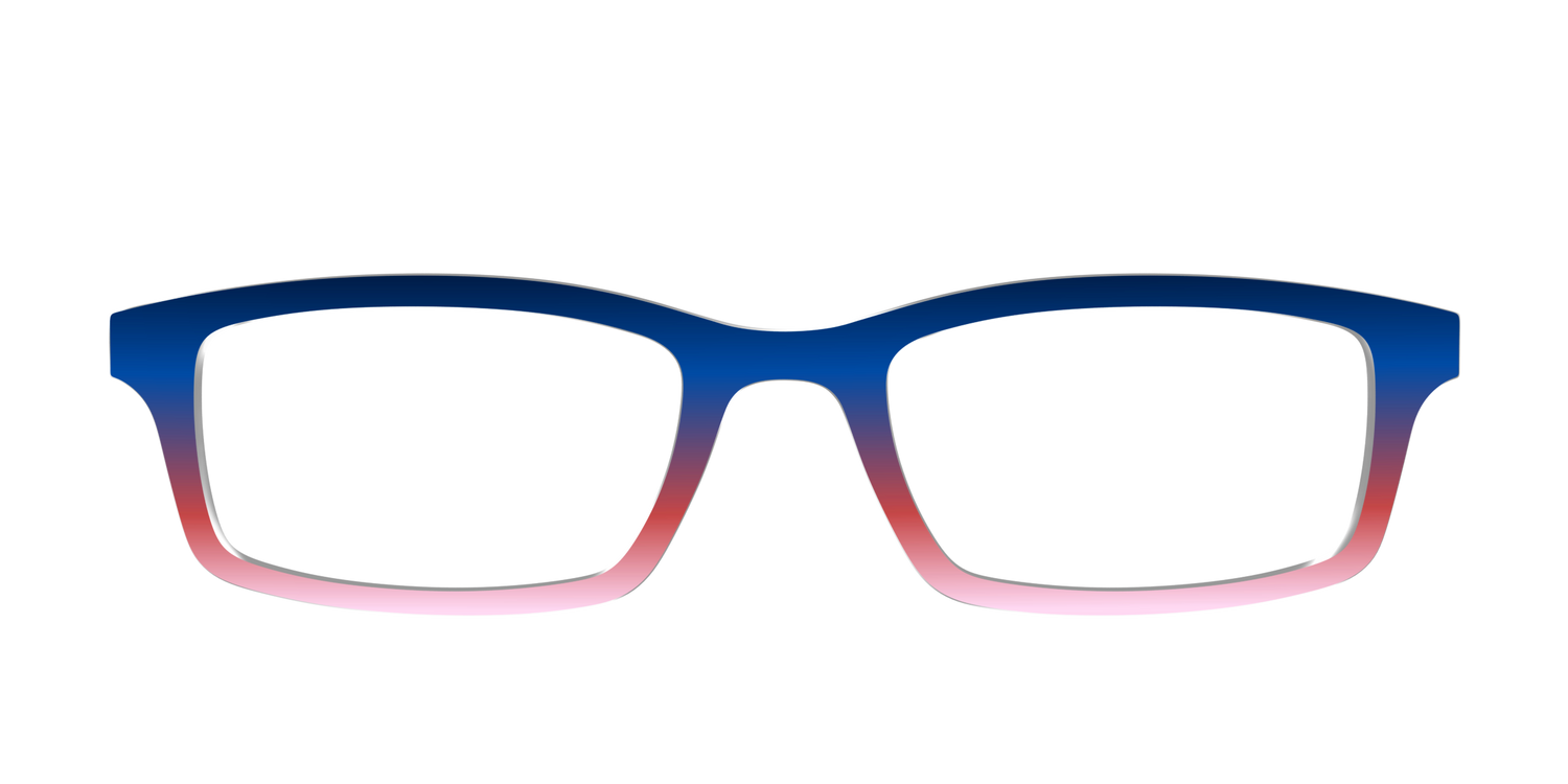 The Summer Sky Gradient - Front Top Image - Pair Eyewear