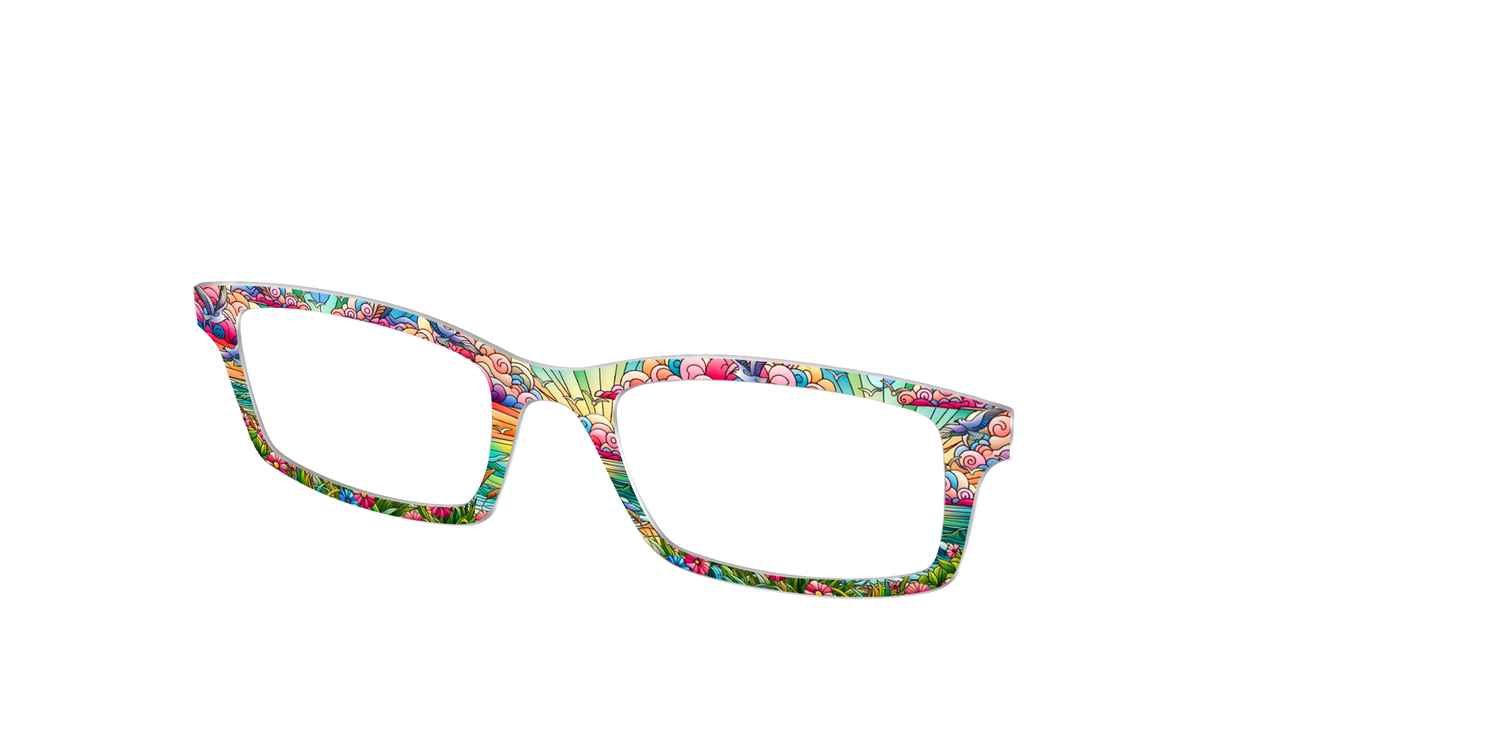 The Sun-Drenched Stained Glass - Angle Top Image - Pair Eyewear