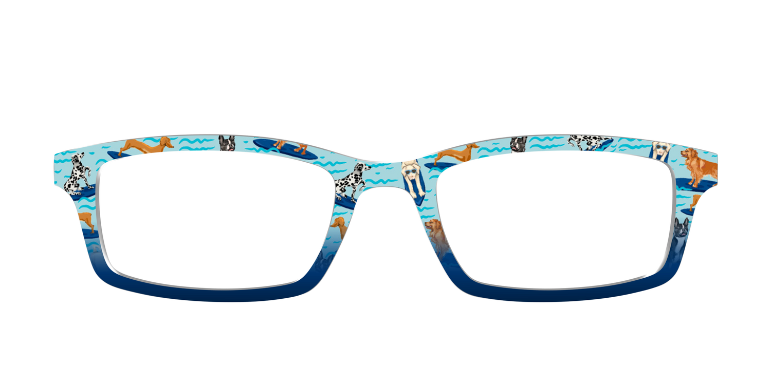 The Surf's Up Pups - Front Top Image - Pair Eyewear