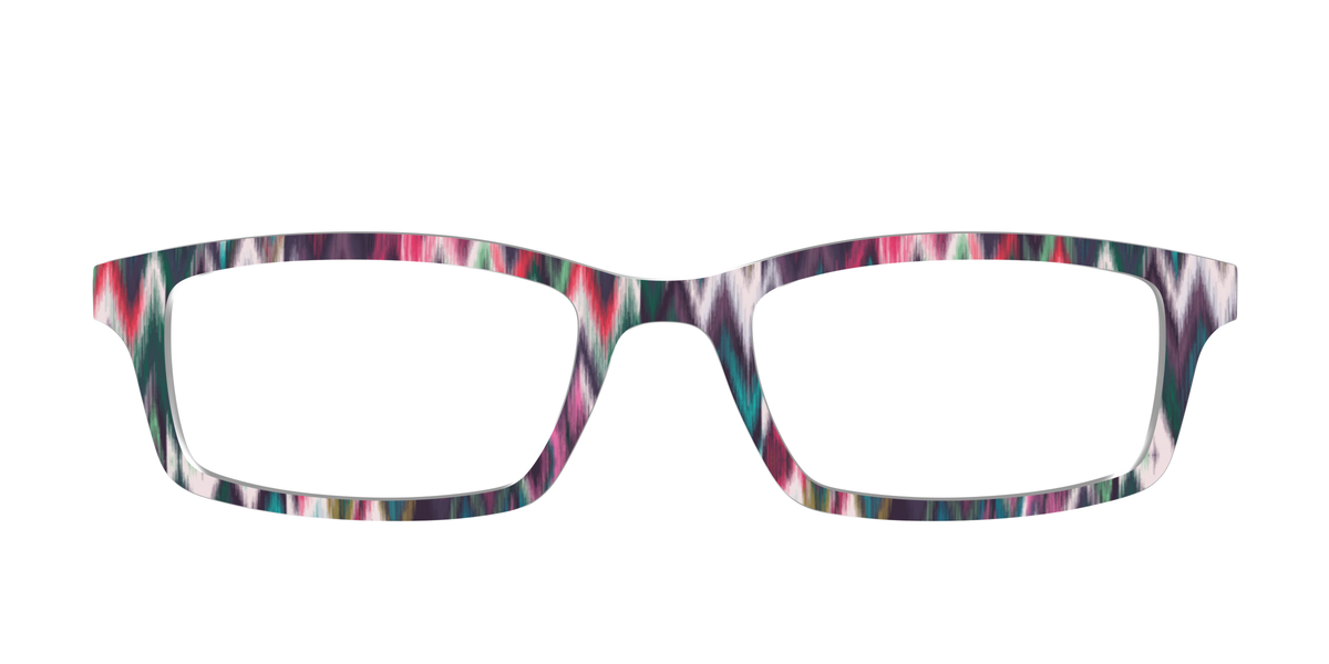 The Teal Ikat - Front Top Image - Pair Eyewear