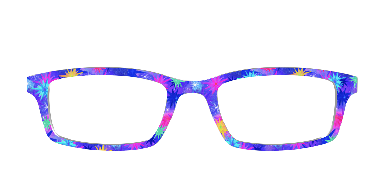 The Tie-Dye Starbursts - Front Top Image - Pair Eyewear