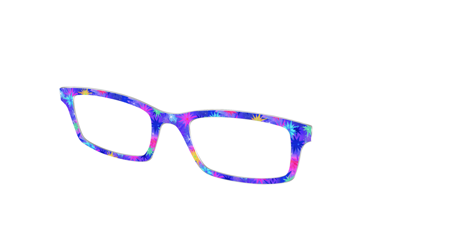 The Tie-Dye Starbursts - Angle Top Image - Pair Eyewear