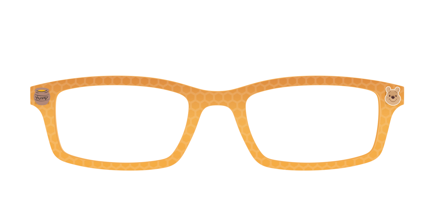 Time for Hunny Crystal Honeycomb - Front Top Image - Pair Eyewear