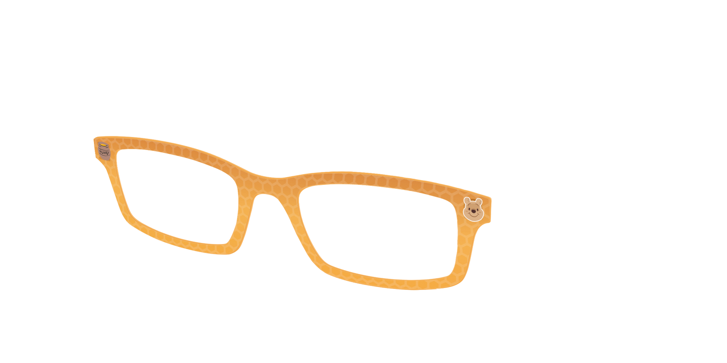 Time for Hunny Crystal Honeycomb - Angle Top Image - Pair Eyewear