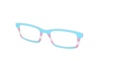 The Transgender Flag - Angle Top Thumbnail - Pair Eyewear