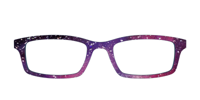 The Twilight Sky with Holographic Glitter - Front Top Thumbnail - Pair Eyewear