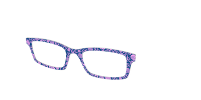 The Two-Toned Coral - Angle Top Thumbnail - Pair Eyewear