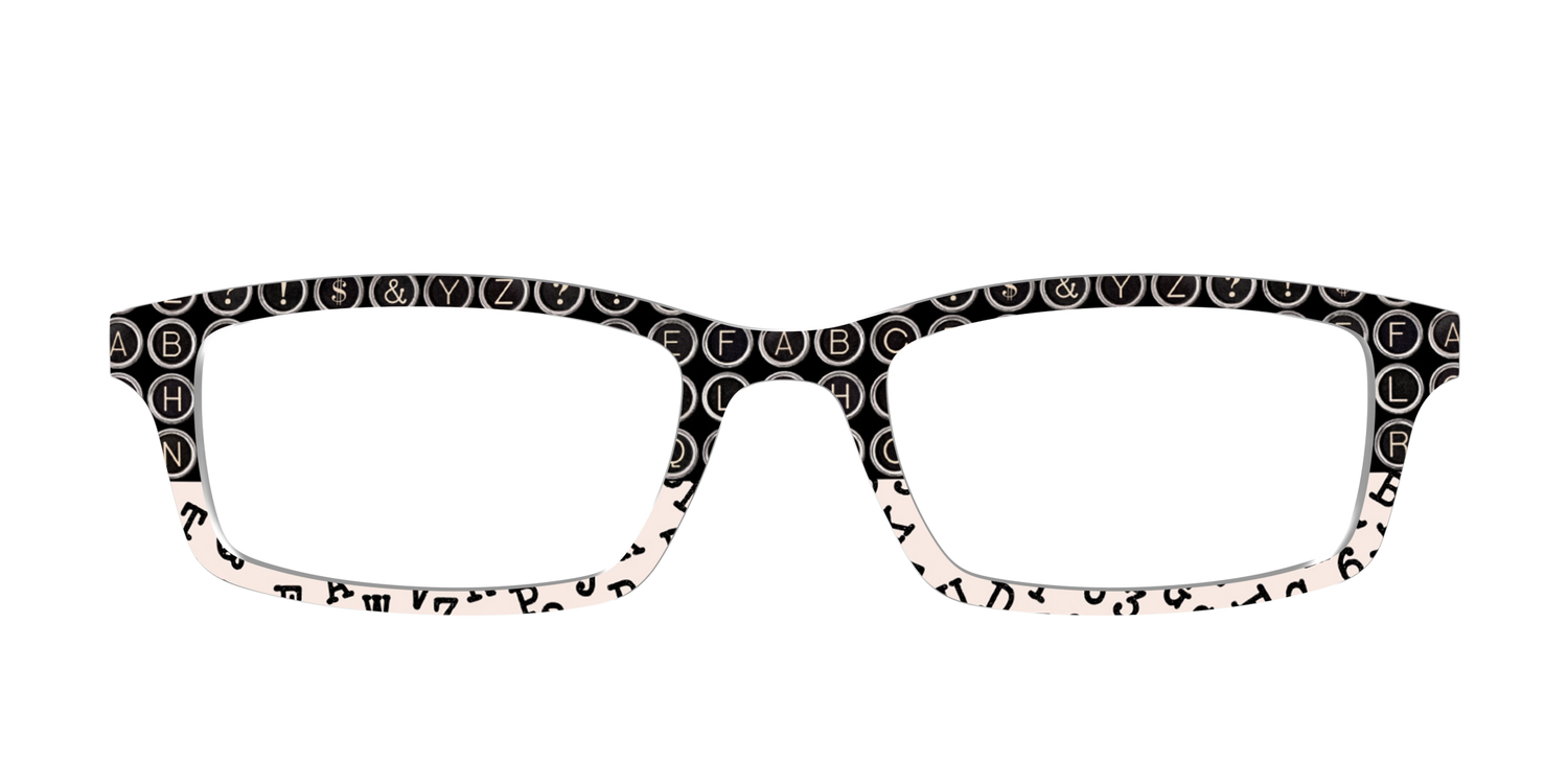 The Typewriter - Front Top Image - Pair Eyewear