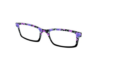 The Ultraviolet Blossoms - Angle Top Thumbnail - Pair Eyewear
