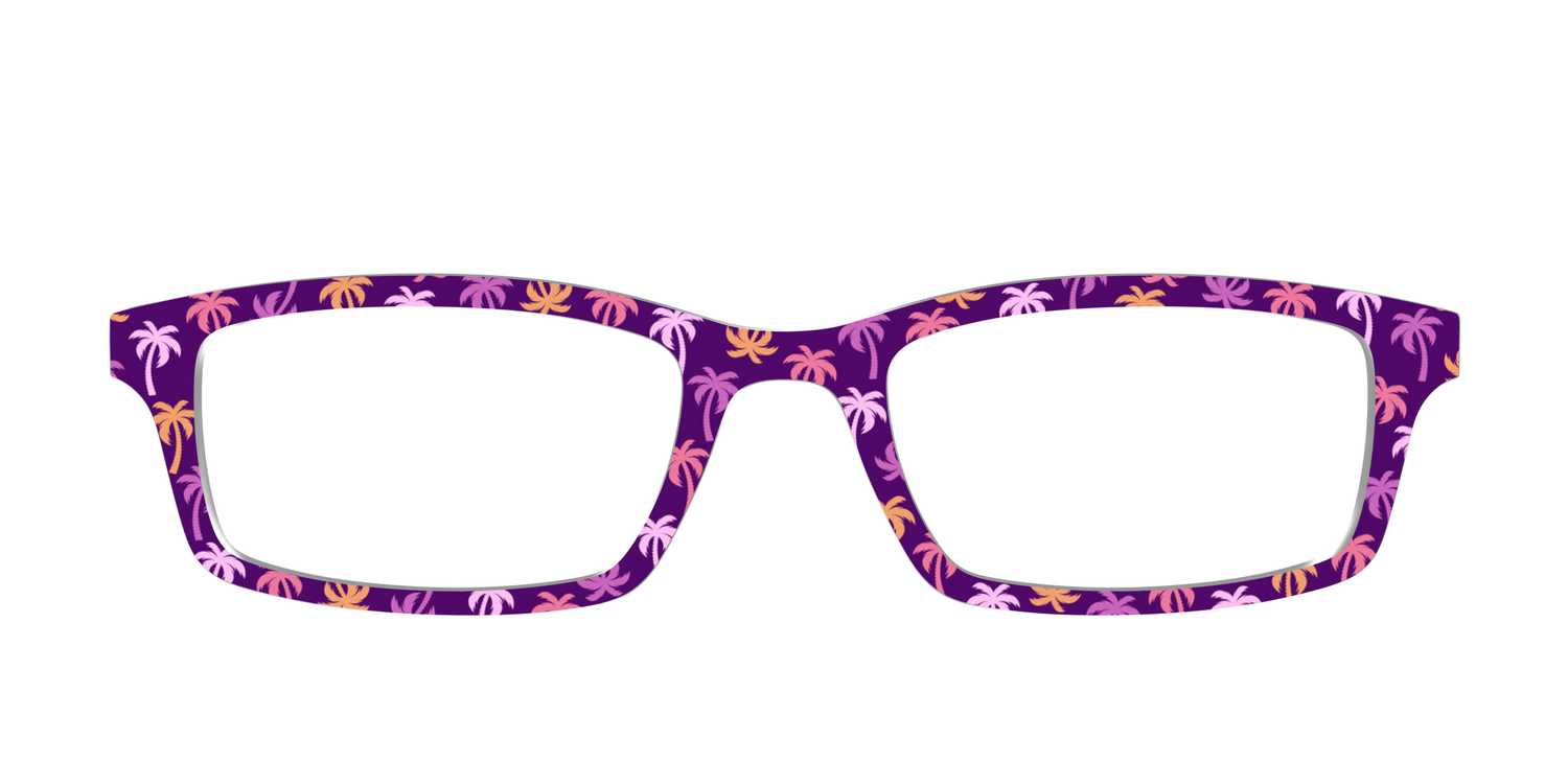 The Violet Palm Trees - Front Top Image - Pair Eyewear