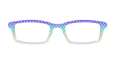 The Violet to Thistle Gradient Polka Dot - Front Top Thumbnail - Pair Eyewear