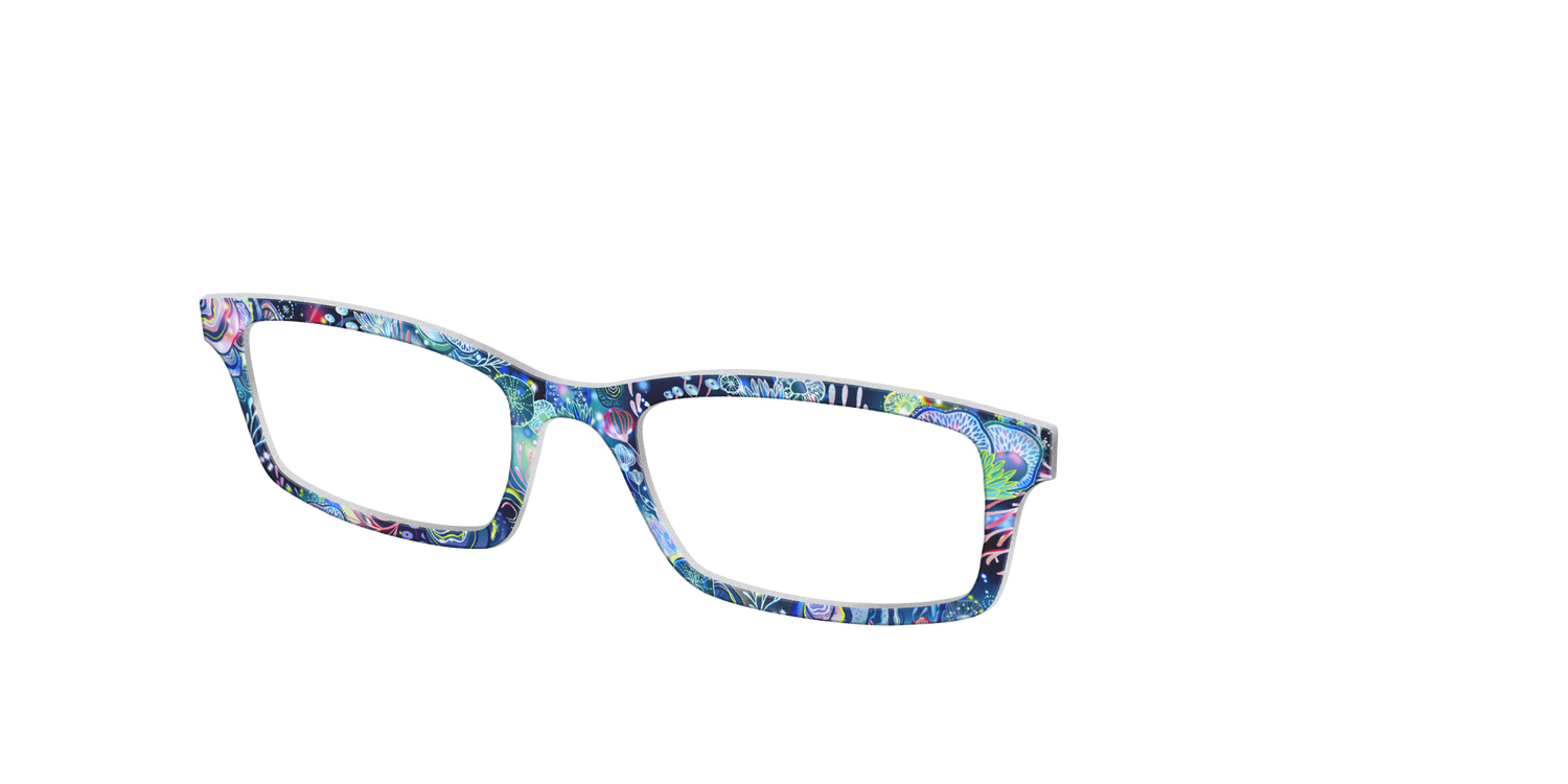 The Watercolor Reef - Angle Top Image - Pair Eyewear