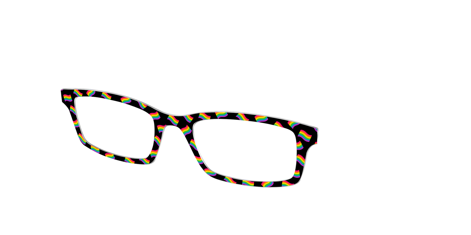 The Waving Pride - Angle Top Image - Pair Eyewear