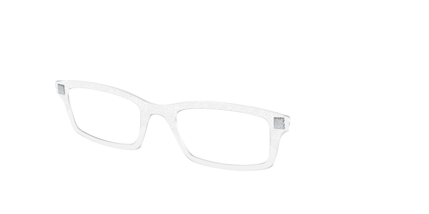 The White Eyelet Crystal - Angle Top Image - Pair Eyewear