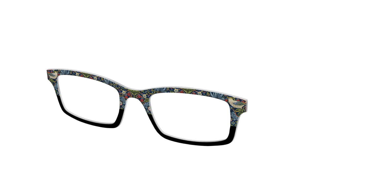 William Morris Strawberry Thief - Angle Top Image - Pair Eyewear