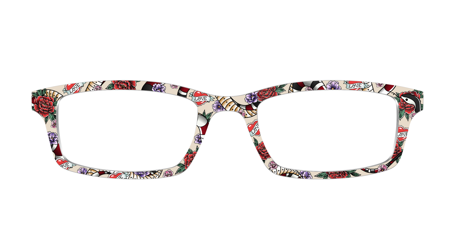 The Year of the Snake Tattoos - Front Top Image - Pair Eyewear