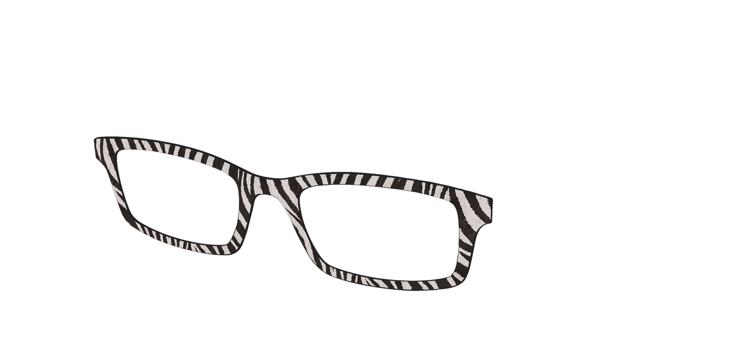 The Zebra Stripes - Angle Top Image - Pair Eyewear