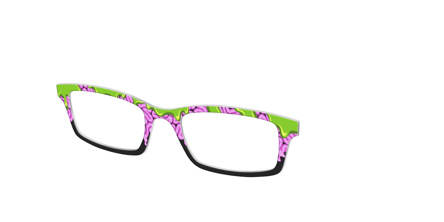 The Zombie Brains - Angle Top Image - Pair Eyewear