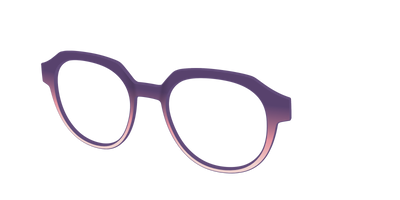 The Acai to Blush Gradient - Angle Top Thumbnail - Pair Eyewear