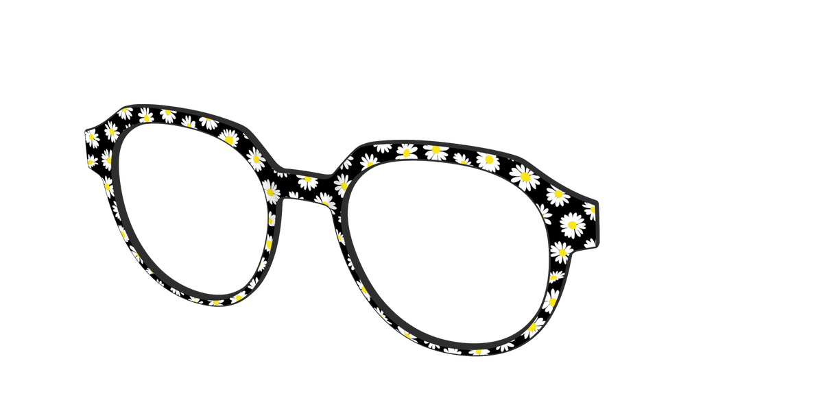 The Black Daisy - Angle Top Image - Pair Eyewear