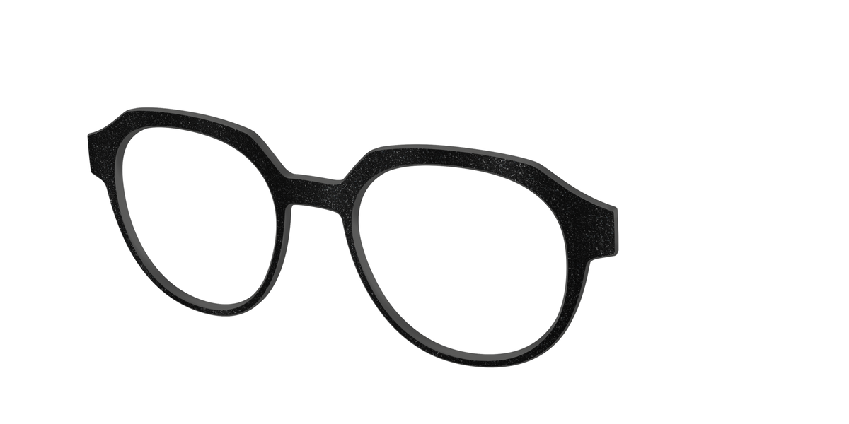 The Black Shimmer - Angle Top Image - Pair Eyewear