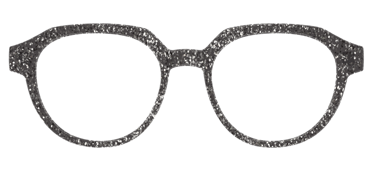 The Black Sparkle - Front Top Image - Pair Eyewear