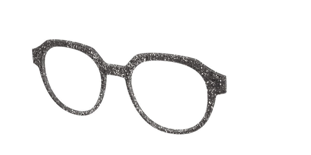 The Black Sparkle - Angle Top Image - Pair Eyewear