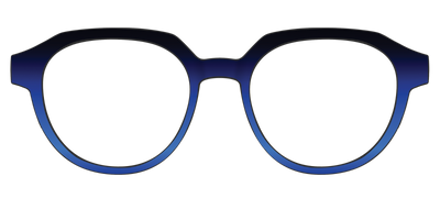The Black to Blueberry Gradient - Front Top Thumbnail - Pair Eyewear
