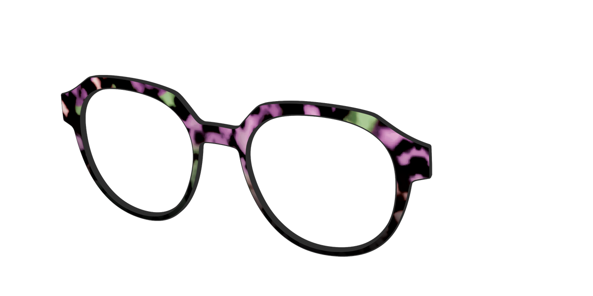The Boysenberry Tortoise - Angle Top Image - Pair Eyewear
