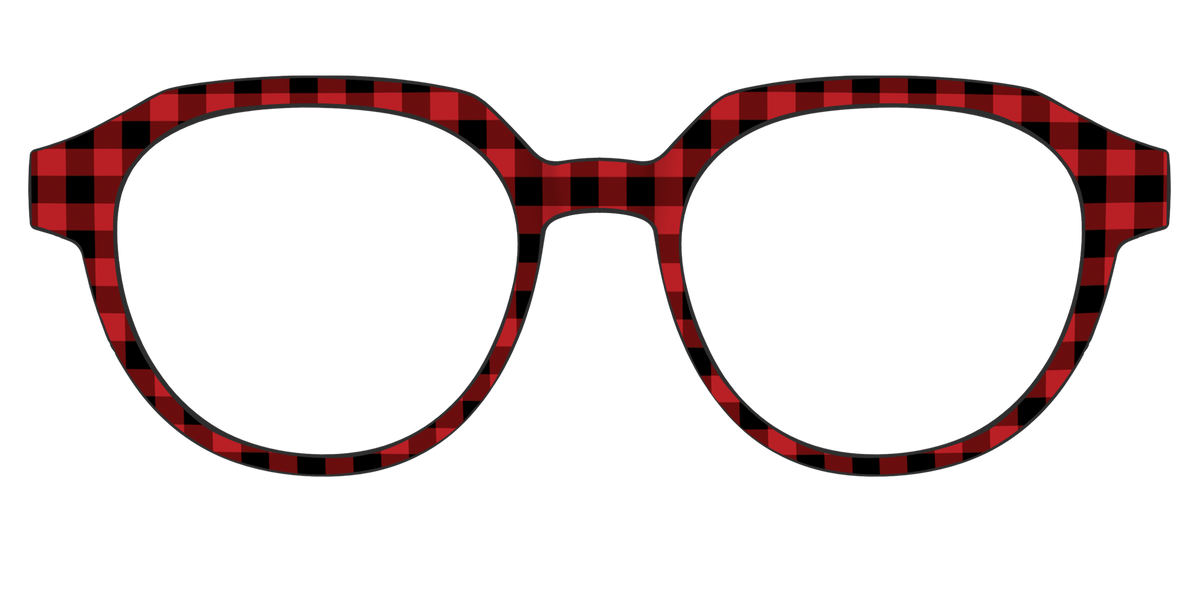 The Buffalo Plaid - Front Top Image - Pair Eyewear
