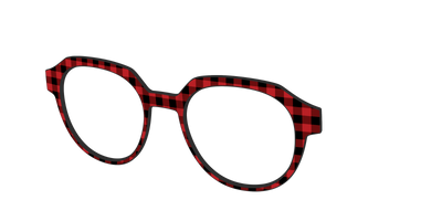 The Buffalo Plaid - Angle Top Thumbnail - Pair Eyewear