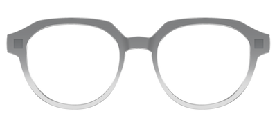 The Charcoal to Light Gray Gradient Crystal - Front Top Thumbnail - Pair Eyewear