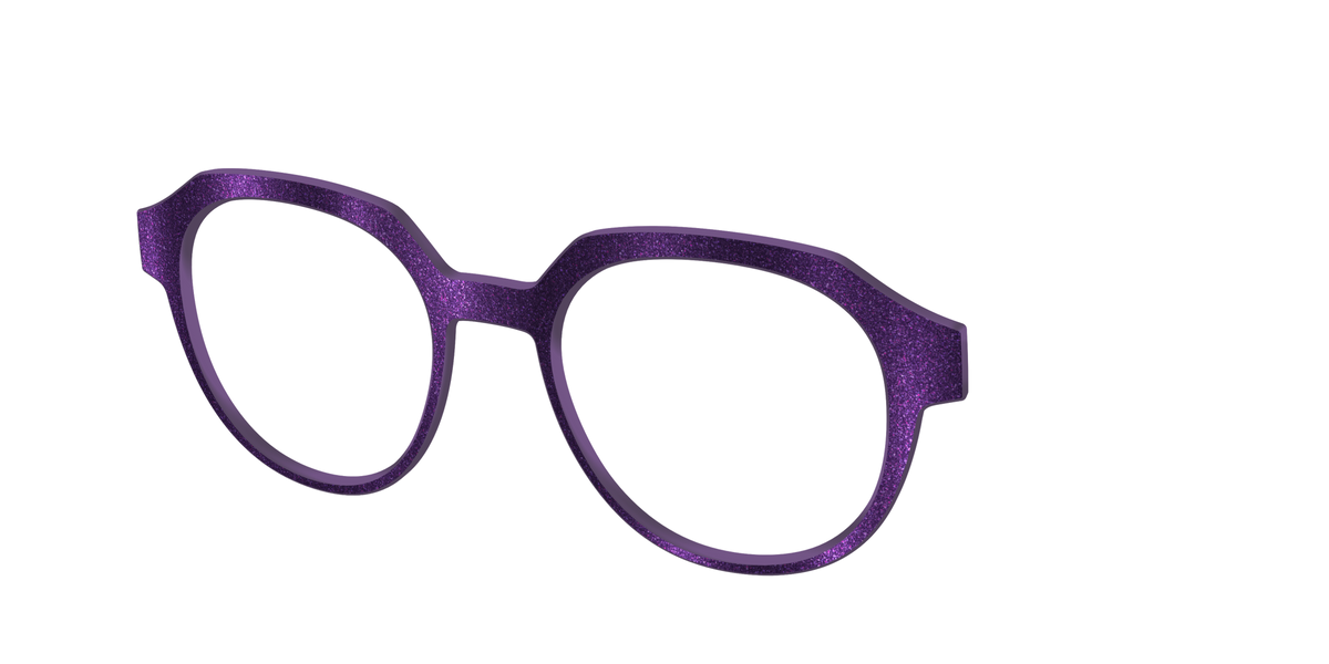 The Deep Purple Shimmer - Angle Top Image - Pair Eyewear