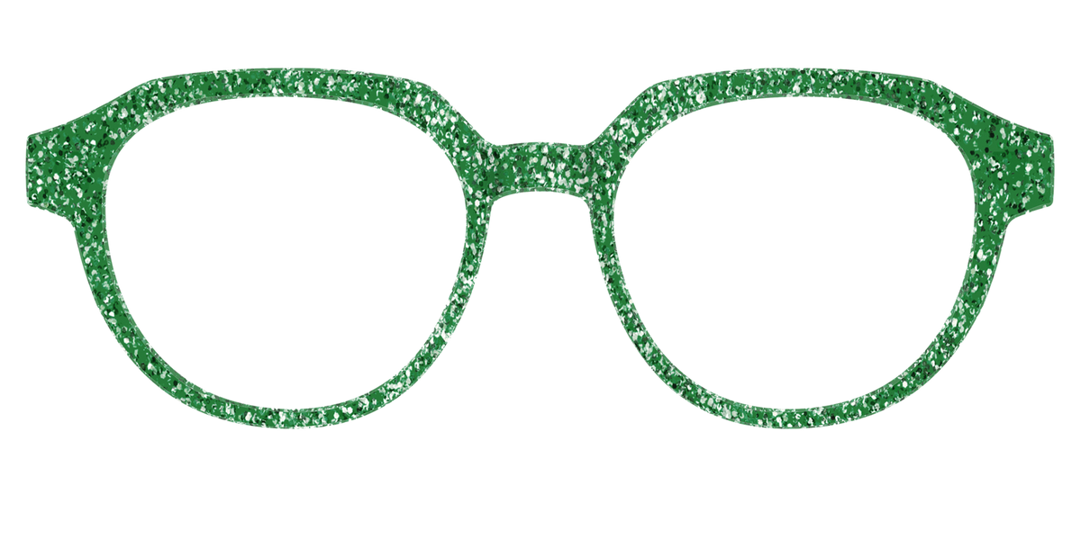 The Emerald Sparkle - Front Top Image - Pair Eyewear